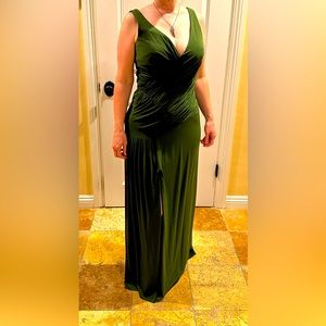 Stunning Draped Evening Gown